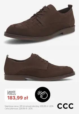 CCC - gazetka promocyjna PROMOCJE - męskie obuwie zimowe od czwartku 27.11  - strona 6