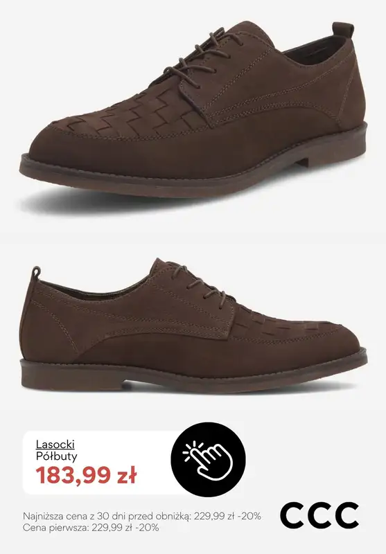 CCC - gazetka promocyjna PROMOCJE - męskie obuwie zimowe od czwartku 27.11  - strona 6