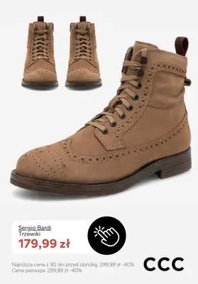 CCC - gazetka promocyjna PROMOCJE - męskie obuwie zimowe od czwartku 27.11  - strona 5