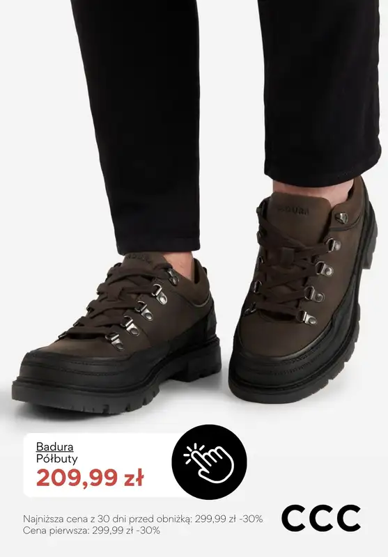 CCC - gazetka promocyjna PROMOCJE - męskie obuwie zimowe od czwartku 27.11  - strona 9