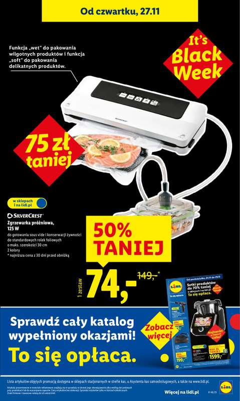 Lidl - gazetka promocyjna Oferta od czwartku od czwartku 27.11 do soboty 29.11 - strona 15