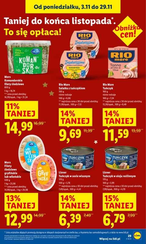 Lidl - gazetka promocyjna Oferta od czwartku od czwartku 27.11 do soboty 29.11 - strona 29