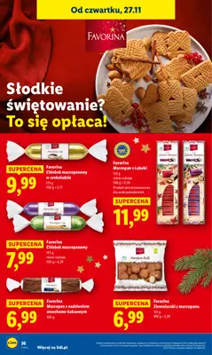 Lidl - gazetka promocyjna Oferta od czwartku od czwartku 27.11 do soboty 29.11 - strona 36