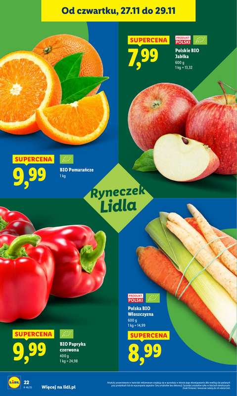 Lidl - gazetka promocyjna Oferta od czwartku od czwartku 27.11 do soboty 29.11 - strona 22