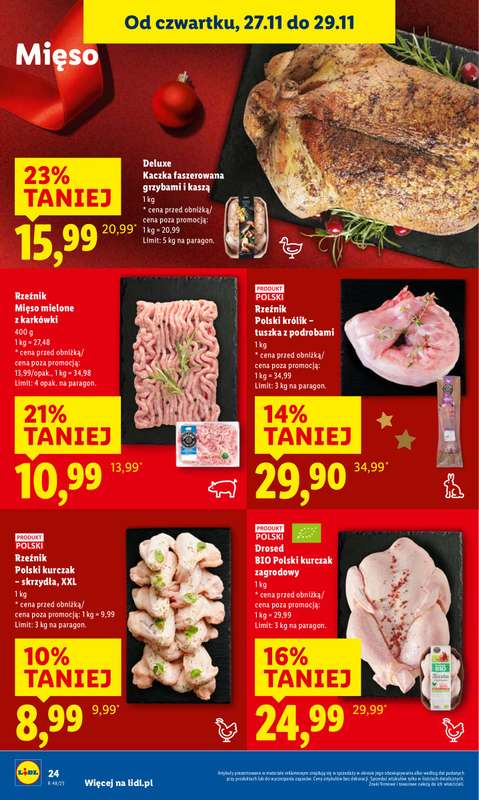 Lidl - gazetka promocyjna Oferta od czwartku od czwartku 27.11 do soboty 29.11 - strona 24
