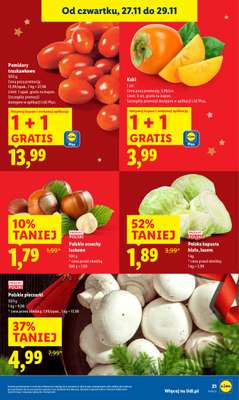 Lidl - gazetka promocyjna Oferta od czwartku od czwartku 27.11 do soboty 29.11 - strona 21
