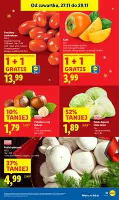 Lidl - gazetka promocyjna Oferta od czwartku od czwartku 27.11 do soboty 29.11 - strona 21