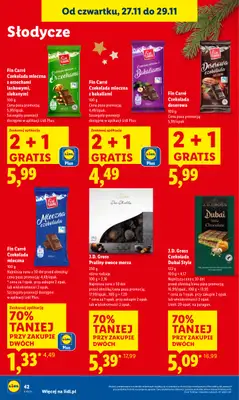 Lidl - gazetka promocyjna Oferta od czwartku od czwartku 27.11 do soboty 29.11 - strona 42