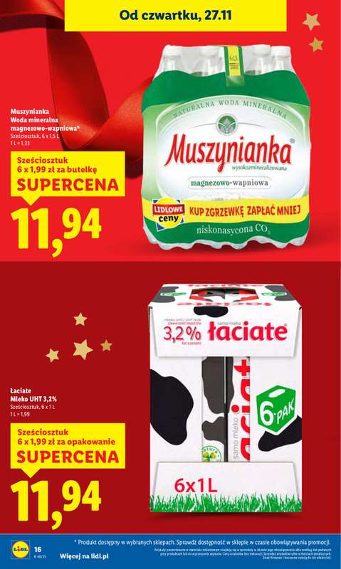 Lidl - gazetka promocyjna Oferta od czwartku od czwartku 27.11 do soboty 29.11 - strona 16