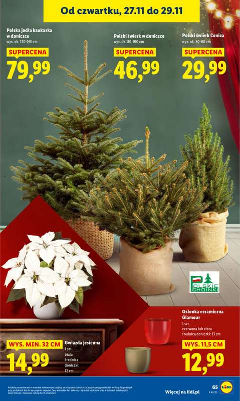Lidl - gazetka promocyjna Oferta od czwartku od czwartku 27.11 do soboty 29.11 - strona 65