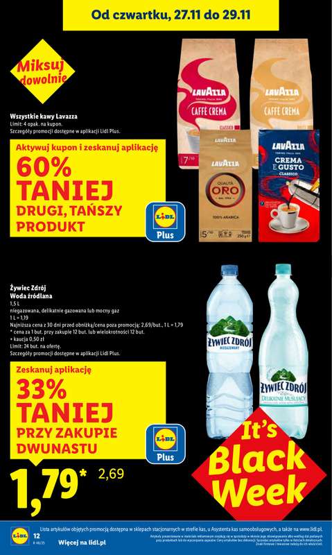 Lidl - gazetka promocyjna Oferta od czwartku od czwartku 27.11 do soboty 29.11 - strona 12