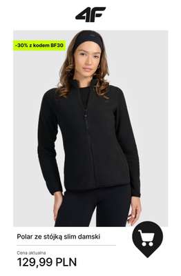 Polar ze stójką slim damski