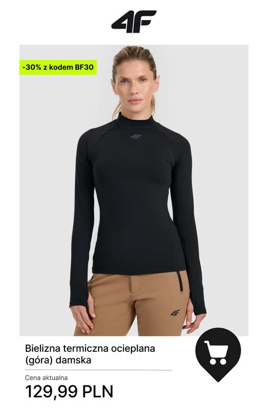 4F - gazetka promocyjna Kolekcja trekkingowa — okazje -30%! od czwartku 27.11 do poniedziałku 01.12 - strona 3