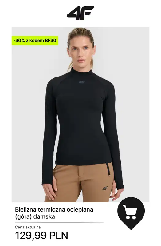 4F - gazetka promocyjna Kolekcja trekkingowa — okazje -30%! od czwartku 27.11 do poniedziałku 01.12 - strona 3