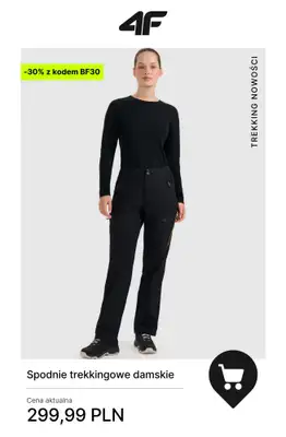 4F - gazetka promocyjna Kolekcja trekkingowa — okazje -30%! od czwartku 27.11 do poniedziałku 01.12 - strona 6