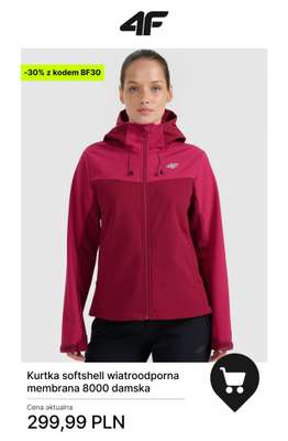 Kurtka softshell wiatroodporna membrana 8000 damska