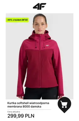 4F - gazetka promocyjna Kolekcja trekkingowa — okazje -30%! od czwartku 27.11 do poniedziałku 01.12 - strona 10