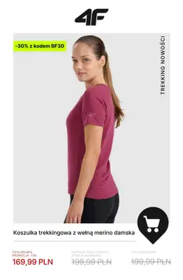 4F - gazetka promocyjna Kolekcja trekkingowa — okazje -30%! od czwartku 27.11 do poniedziałku 01.12 - strona 9