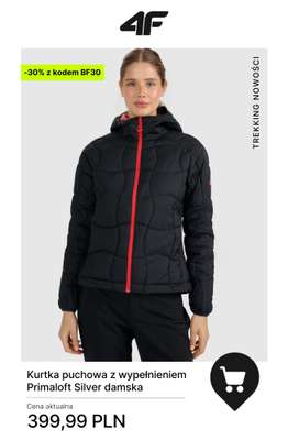 Kurtka puchowa z wypełnieniem Primaloft Silver damska