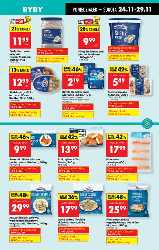 Biedronka - gazetka promocyjna Od poniedziałku, Z ladą tradycyjną od poniedziałku 24.11 do niedzieli 30.11 - strona 45