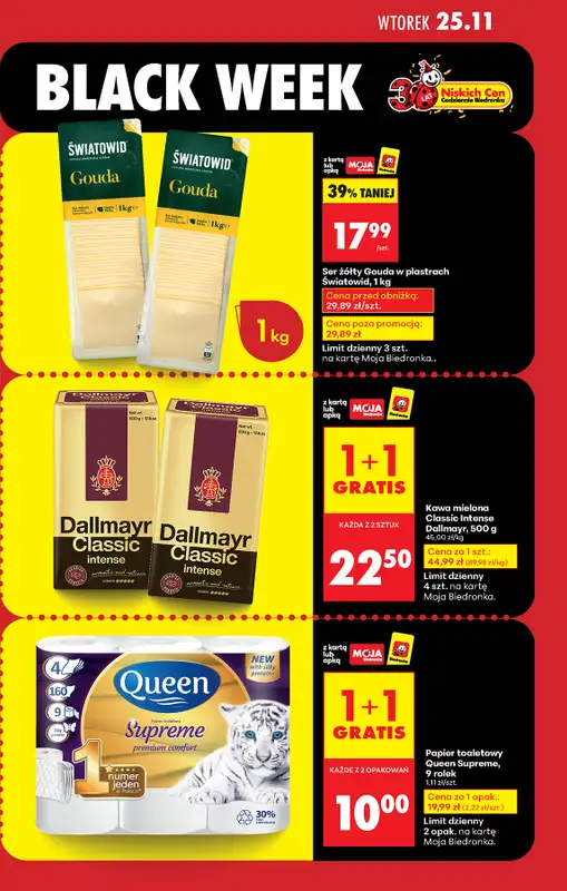 Biedronka - gazetka promocyjna Od poniedziałku, Z ladą tradycyjną od poniedziałku 24.11 do niedzieli 30.11 - strona 11
