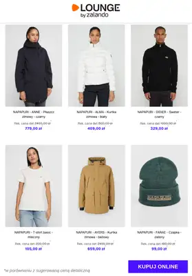 Lounge by Zalando - gazetka promocyjna Do -77% Napapijri od czwartku 27.11 do niedzieli 30.11 - strona 5