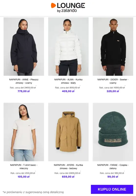 Lounge by Zalando - gazetka promocyjna Do -77% Napapijri od czwartku 27.11 do niedzieli 30.11 - strona 5
