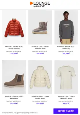 Lounge by Zalando - gazetka promocyjna Do -77% Napapijri od czwartku 27.11 do niedzieli 30.11 - strona 10