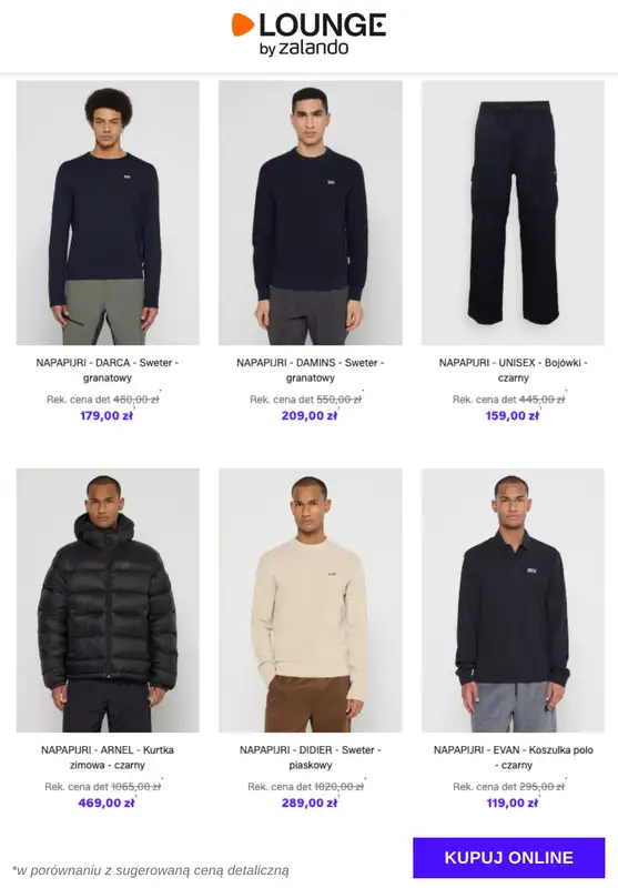 Lounge by Zalando - gazetka promocyjna Do -77% Napapijri od czwartku 27.11 do niedzieli 30.11 - strona 4