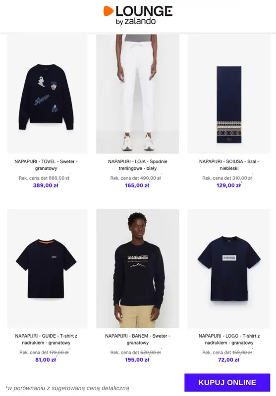 Lounge by Zalando - gazetka promocyjna Do -77% Napapijri od czwartku 27.11 do niedzieli 30.11 - strona 6