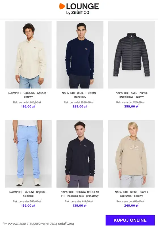 Lounge by Zalando - gazetka promocyjna Do -77% Napapijri od czwartku 27.11 do niedzieli 30.11 - strona 11