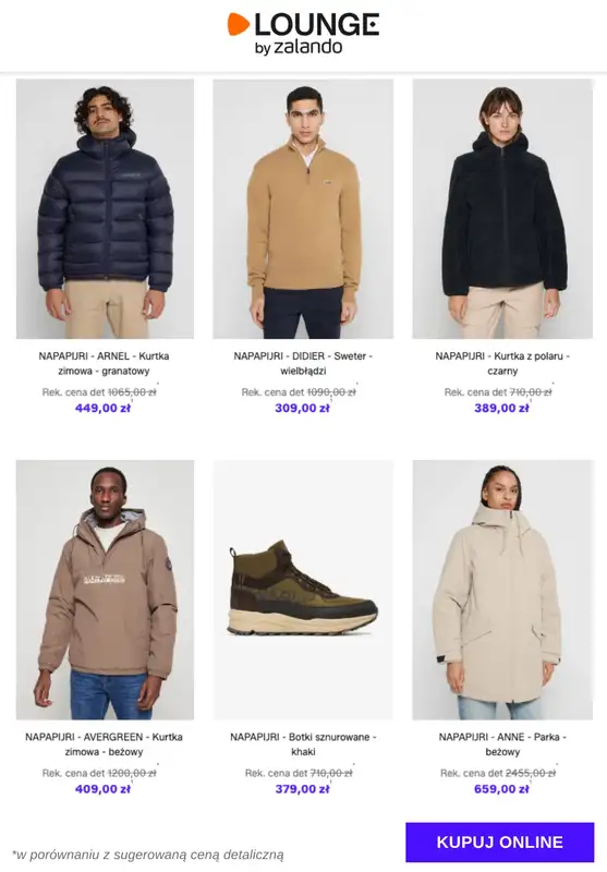 Lounge by Zalando - gazetka promocyjna Do -77% Napapijri od czwartku 27.11 do niedzieli 30.11 - strona 3