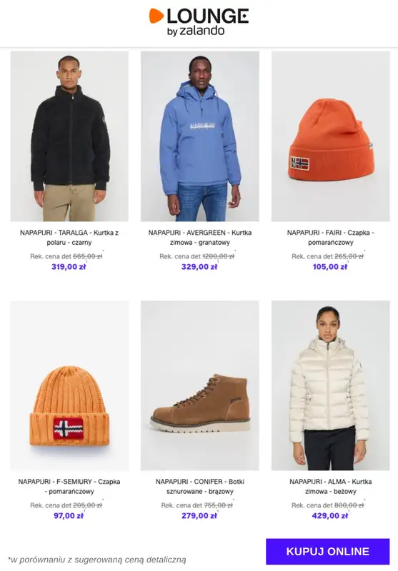 Lounge by Zalando - gazetka promocyjna Do -77% Napapijri od czwartku 27.11 do niedzieli 30.11 - strona 2
