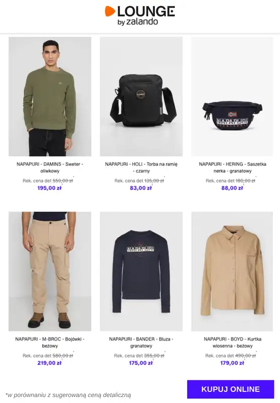Lounge by Zalando - gazetka promocyjna Do -77% Napapijri od czwartku 27.11 do niedzieli 30.11 - strona 9