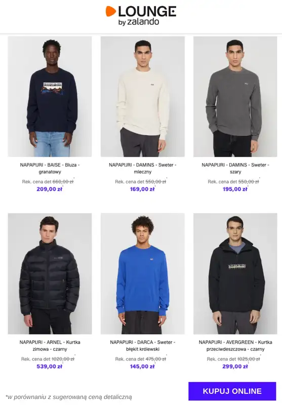 Lounge by Zalando - gazetka promocyjna Do -77% Napapijri od czwartku 27.11 do niedzieli 30.11 - strona 8