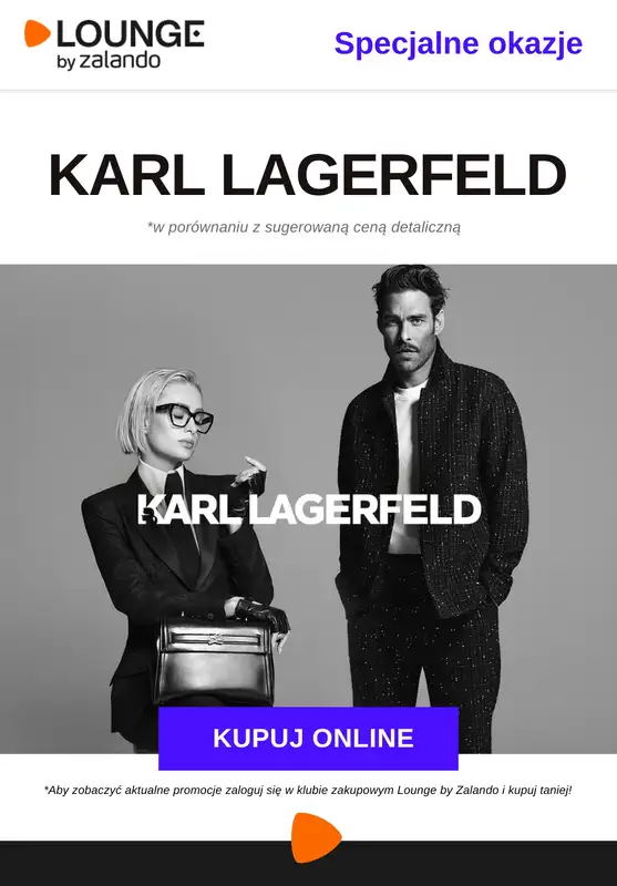 Lounge by Zalando - gazetka promocyjna Specjalne okazje: KARL LAGERFELD od czwartku 27.11 do niedzieli 30.11