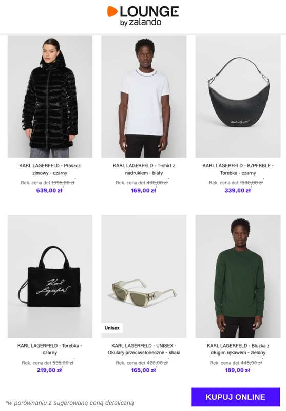 Lounge by Zalando - gazetka promocyjna Specjalne okazje: KARL LAGERFELD od czwartku 27.11 do niedzieli 30.11 - strona 6