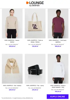 Lounge by Zalando - gazetka promocyjna Specjalne okazje: KARL LAGERFELD od czwartku 27.11 do niedzieli 30.11 - strona 4