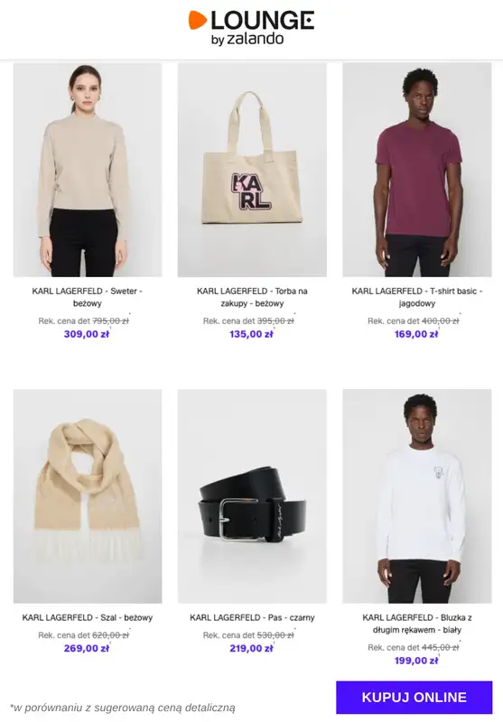 Lounge by Zalando - gazetka promocyjna Specjalne okazje: KARL LAGERFELD od czwartku 27.11 do niedzieli 30.11 - strona 4