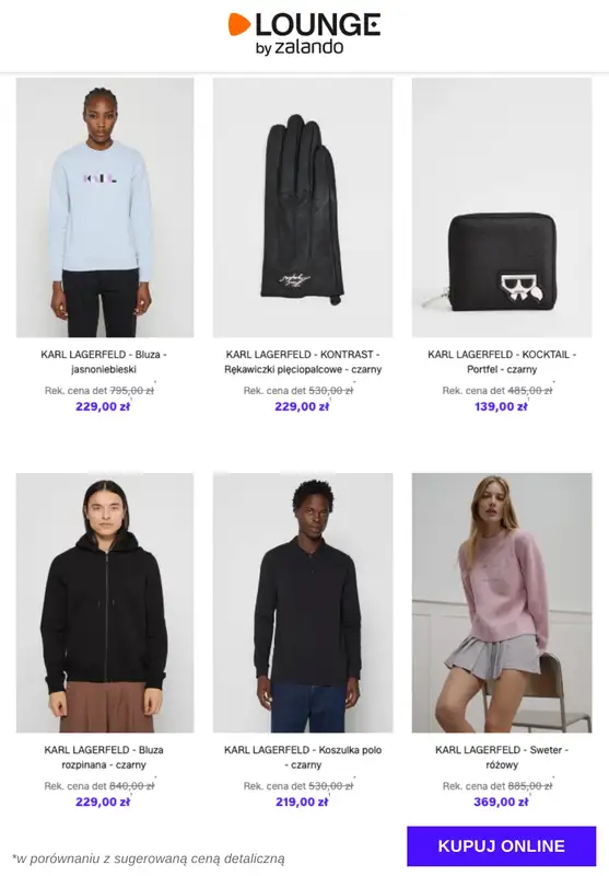Lounge by Zalando - gazetka promocyjna Specjalne okazje: KARL LAGERFELD od czwartku 27.11 do niedzieli 30.11 - strona 8