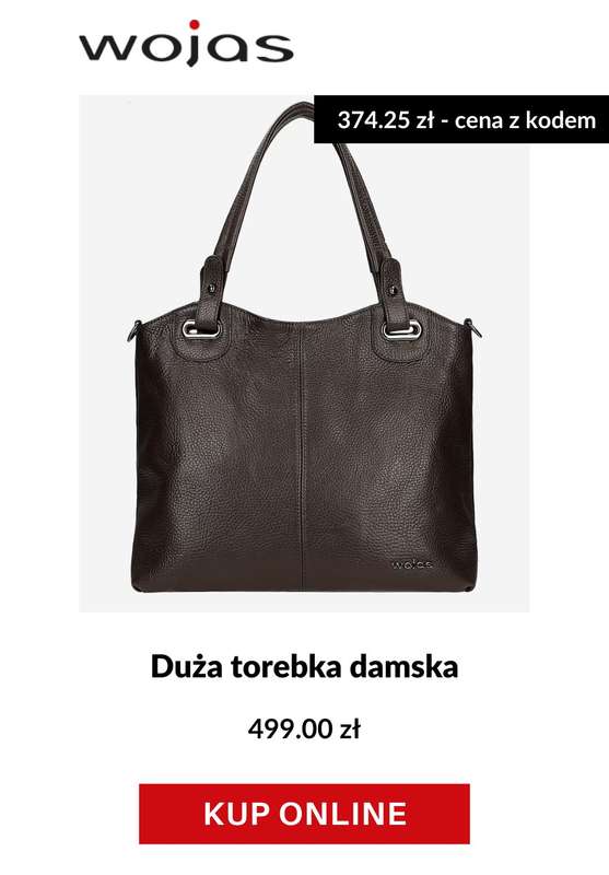 BLACK FRIDAY - gazetka promocyjna Wojas | -25% z kodem rabatowym od czwartku 27.11 do poniedziałku 01.12 - strona 11