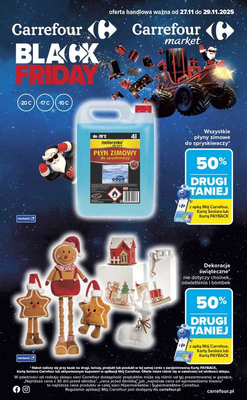 Carrefour - gazetka promocyjna Gazetka Black Friday od czwartku od czwartku 27.11 do soboty 29.11