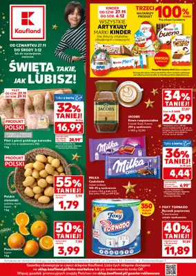 Kaufland - gazetka promocyjna Oferta Kaufland od czwartku 27.11 do środy 03.12