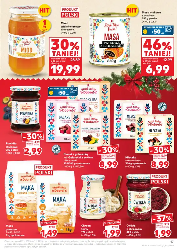 Kaufland - gazetka promocyjna Oferta Kaufland od czwartku 27.11 do środy 03.12 - strona 17