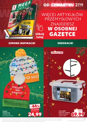 Kaufland - gazetka promocyjna Oferta Kaufland od czwartku 27.11 do środy 03.12 - strona 59