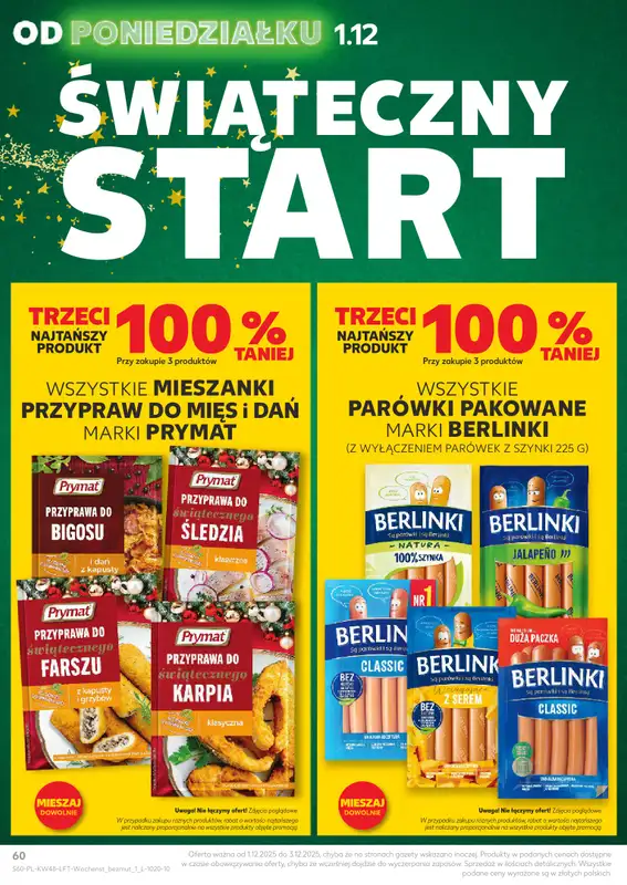 Kaufland - gazetka promocyjna Oferta Kaufland od czwartku 27.11 do środy 03.12 - strona 60