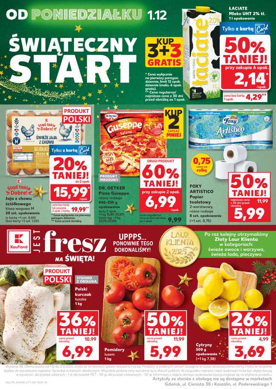 Kaufland - gazetka promocyjna Oferta Kaufland od czwartku 27.11 do środy 03.12 - strona 62