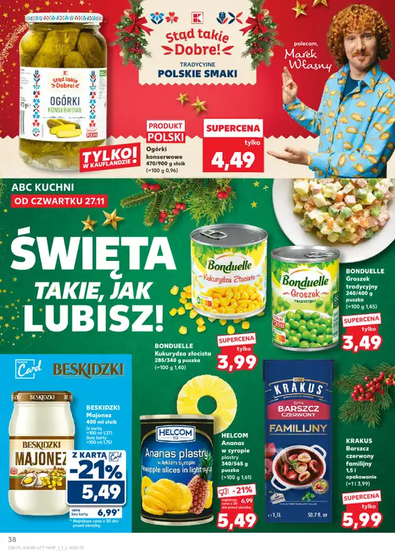 Kaufland - gazetka promocyjna Oferta Kaufland od czwartku 27.11 do środy 03.12 - strona 38