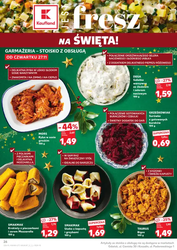 Kaufland - gazetka promocyjna Oferta Kaufland od czwartku 27.11 do środy 03.12 - strona 26