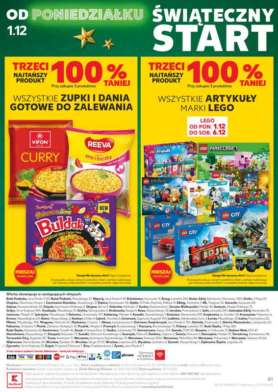 Kaufland - gazetka promocyjna Oferta Kaufland od czwartku 27.11 do środy 03.12 - strona 61